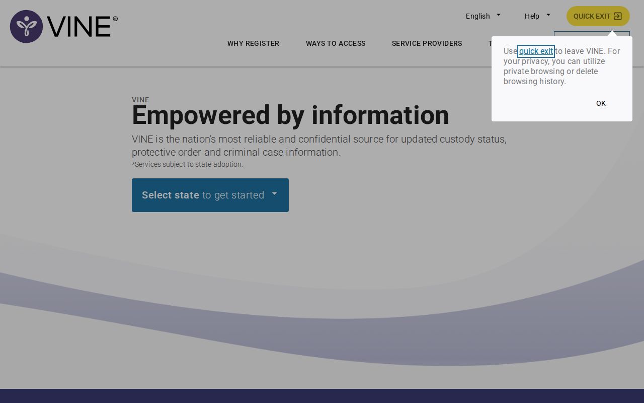 Greeley County VINELink inmate search entry